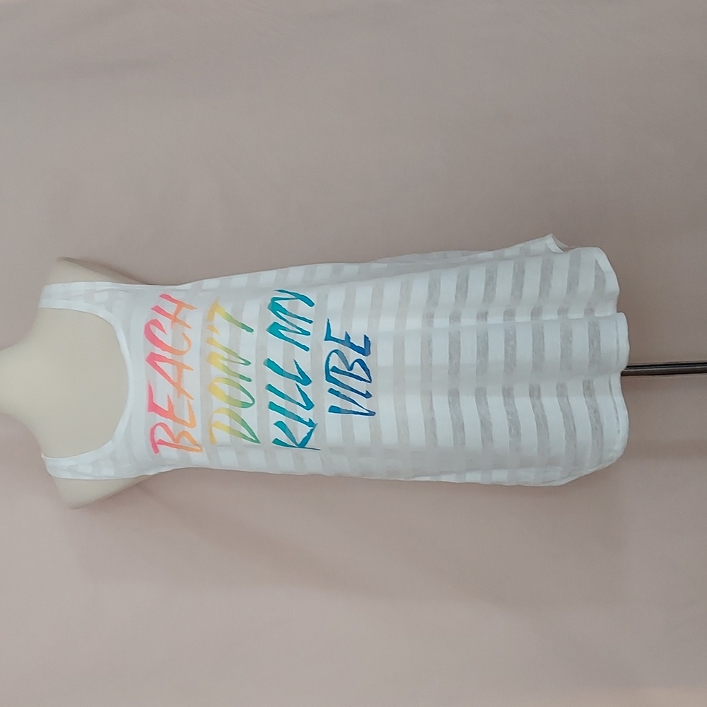 Arizona Jean Co. White Racer-back Swimsuit Cover-up